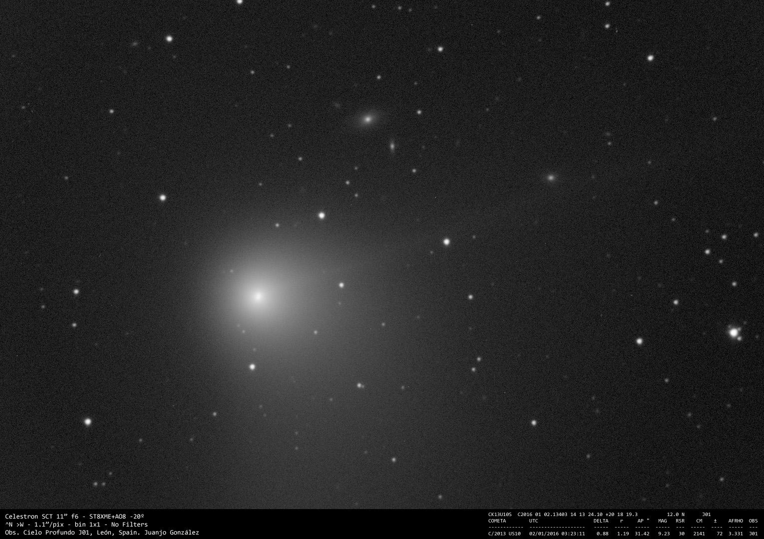 C/2013 US10 (Catalina) - 2016-01-01