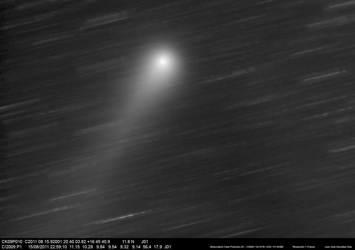 C/2009 P1 (Garradd) - 2011-08-15
