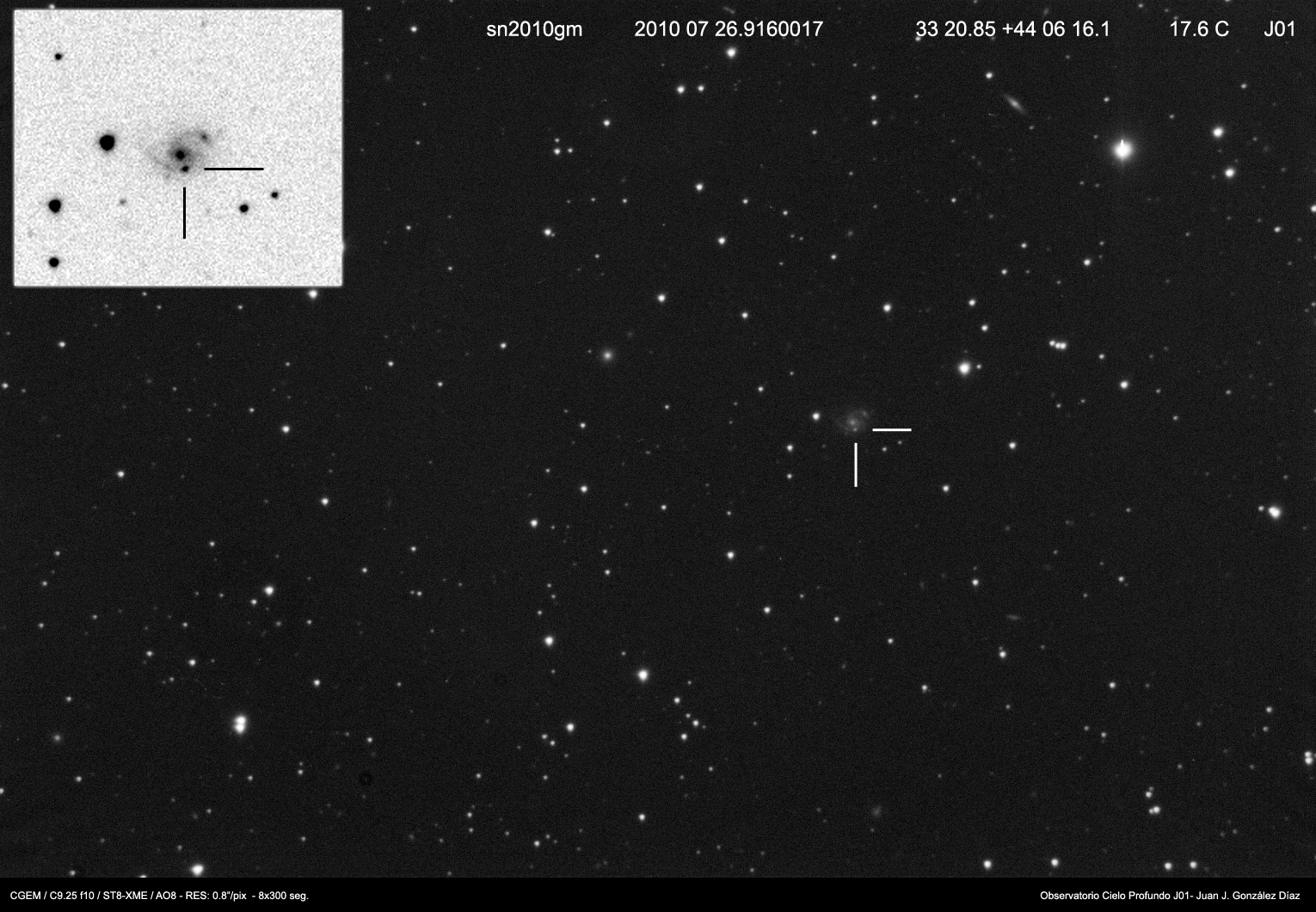 SN 2010gm - 2010-07-29