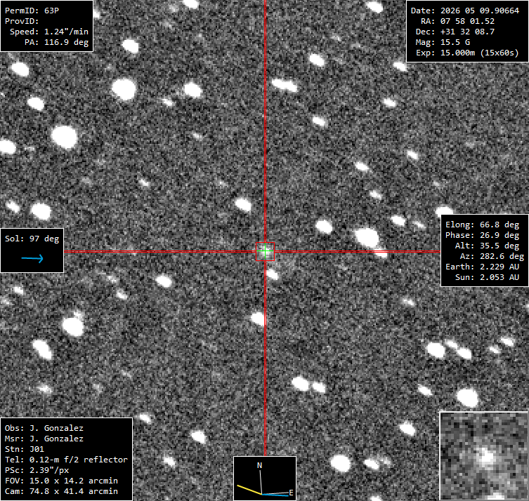 63P/Wild 1 - 2026-05-09