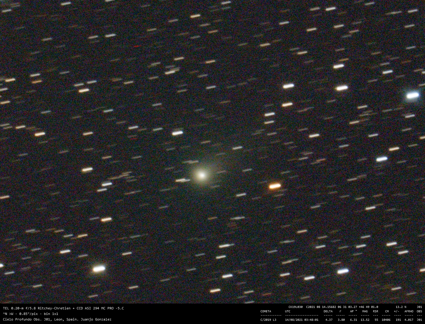 C/2019 L3 (ATLAS) - 2021-08-14