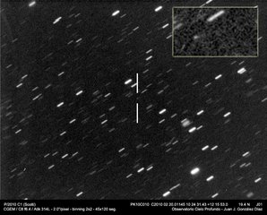 Latest dated photograph of P/2010 C1 (Scotti)