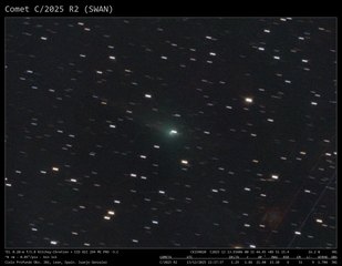Latest dated photograph of C/2025 R2 (SWAN)