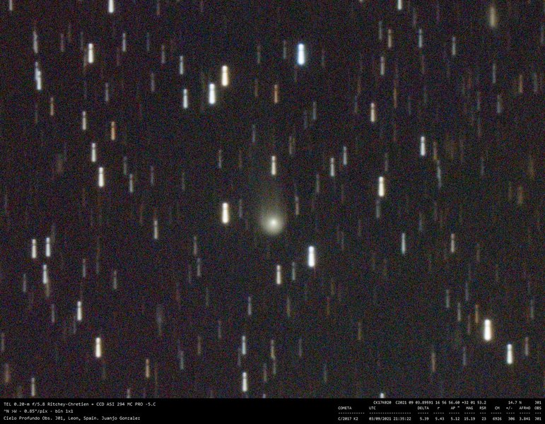 C/2017 K2 (PANSTARRS) - 2021-09-03