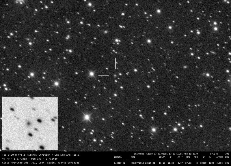 C/2017 K2 (PANSTARRS) - 2019-07-05