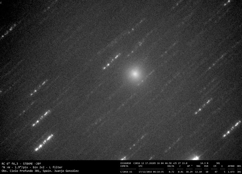 C/2016 U1 (NEOWISE) - 2016-12-16