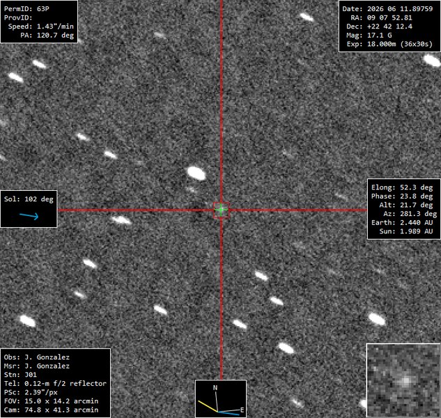 63P/Wild 1 - 2026-06-11