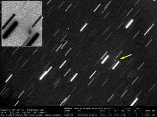 Latest dated photograph of C/2015 X8 (NEOWISE)