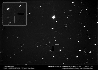 Latest dated photograph of C/2010 F3 (Scotti)