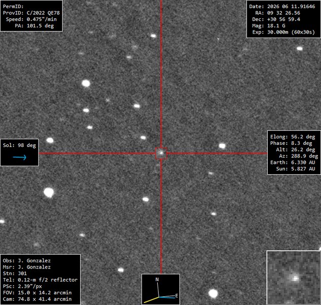 C/2022 QE78 (ATLAS) - 2026-06-11