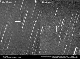 Latest dated photograph of (2010 GA6)