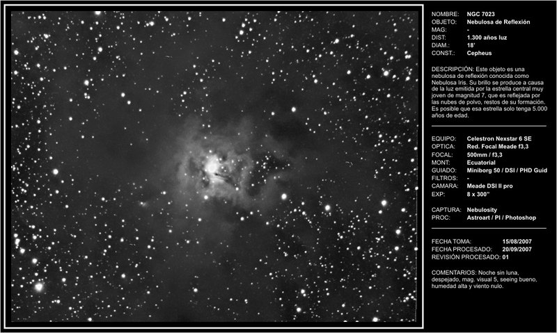 NGC7023 - 2007-09-21