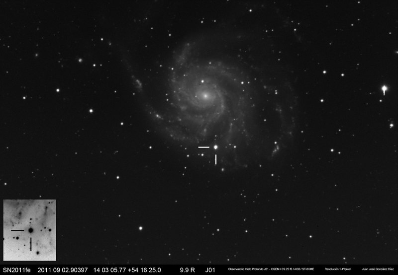SN 2011fe - 2011-09-03