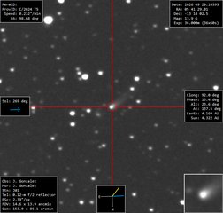 Latest dated photograph of C/2024 T5 (ATLAS)