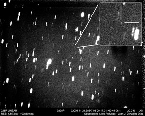 Latest dated photograph of 228P/LINEAR
