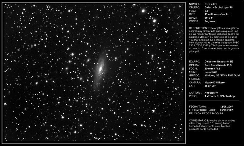 NGC7331 - 2007-09-06