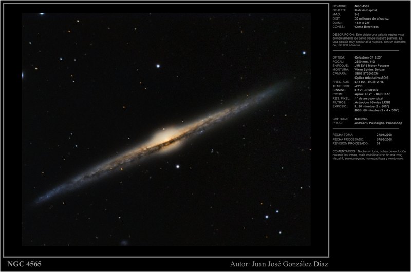 NGC4565 - 2008-05-07