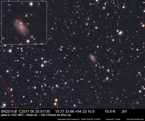 Latest dated photograph of SN 2011df