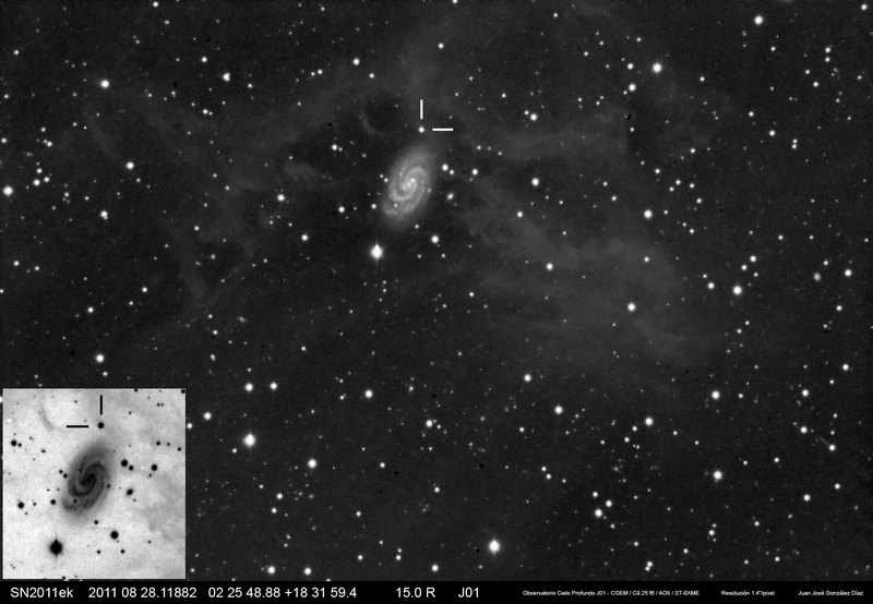 SN 2011ek - 2011-08-28