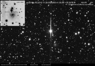 Latest dated photograph of SN 2010ju