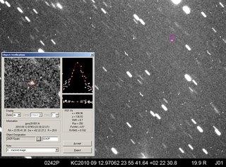 Latest dated photograph of 242P/Spahr