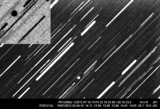 Latest dated photograph of P/2012 NJ (La Sagra)