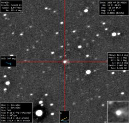Latest dated photograph of C/2023 R1 (PANSTARRS)