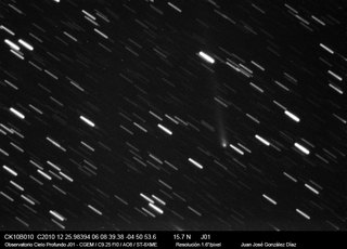 Latest dated photograph of C/2010 B1 (Cardinal)