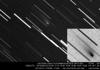 Latest dated photograph of C/2012 T5 (Bressi)
