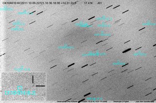 Latest dated photograph of C/2010 X1 (Elenin)
