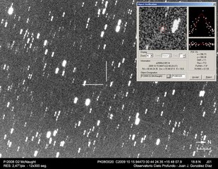 Latest dated photograph of 372P/McNaught