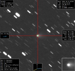 Latest dated photograph of C/2026 A2 (Bok)