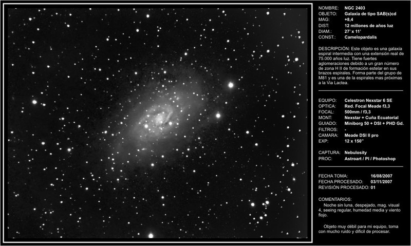 NGC2403 - 2007-11-03