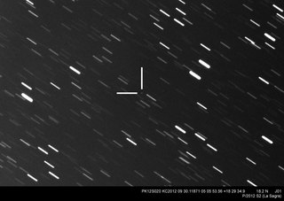 Latest dated photograph of 424P/La Sagra