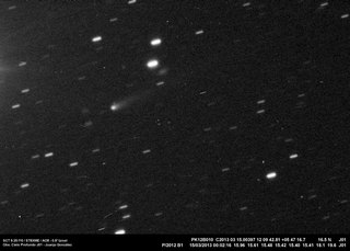 Latest dated photograph of P/2012 B1 (PANSTARRS)