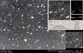 Latest dated photograph of 279P/La Sagra