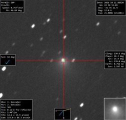 Latest dated photograph of 10P/Tempel 2