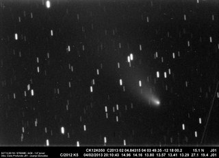 Latest dated photograph of C/2012 K5 (LINEAR)