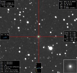 Latest dated photograph of C/2024 J3 (ATLAS)