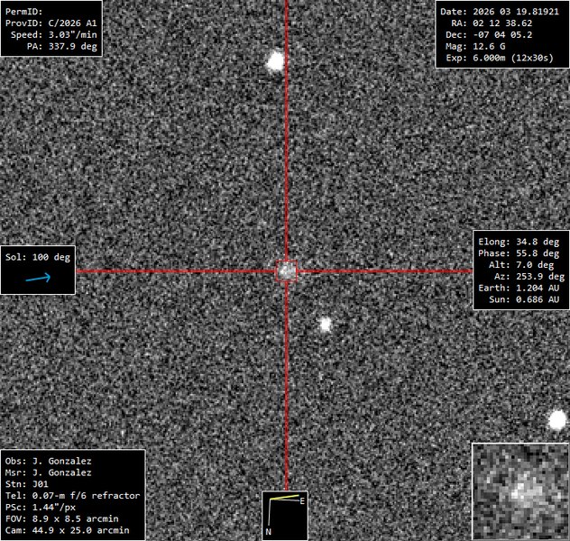 C/2026 A1 (MAPS) - 2026-03-19