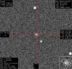 Latest dated photograph of C/2026 A1 (MAPS)