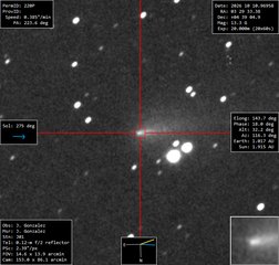 Latest dated photograph of 220P/McNaught