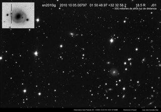 Latest dated photograph of SN 2010ig