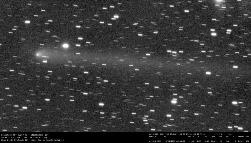 C/2015 ER61 (PANSTARRS) - 2017-08-25