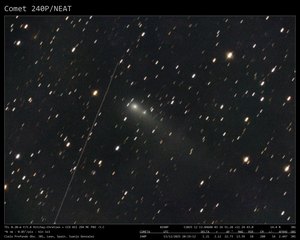 Latest dated photograph of 240P/NEAT