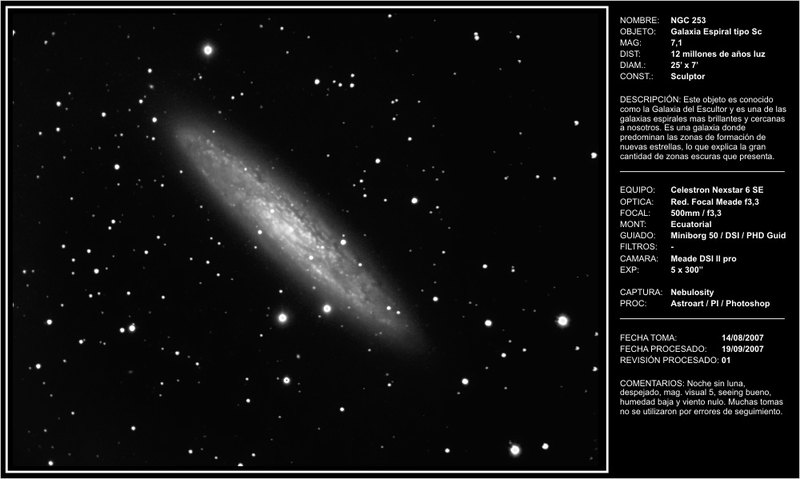 NGC253 - 2007-09-19