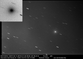Latest dated photograph of C/2011 C1 (McNaught)