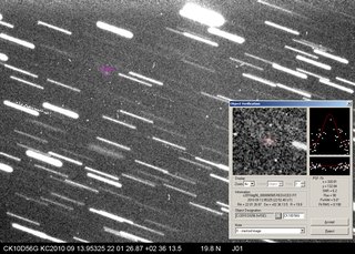 Latest dated photograph of C/2010 DG56 (WISE)