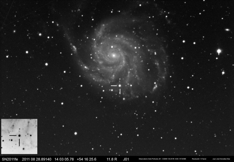SN 2011fe - 2011-08-29