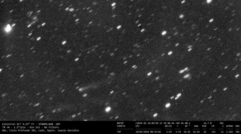 74P/Smirnova-Chernykh - 2018-02-09